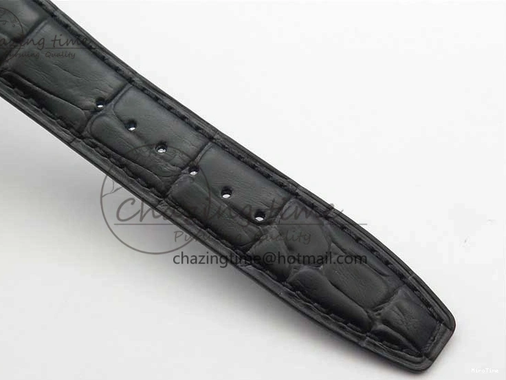 MIROTIME 0211 Portuguese Real PR Real Annual Calendar IW503502 ZF 1:1 Best Edition Black Dial Steel Markers on Black Leather Strap A StreetReady 7134